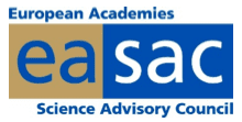EASAC – European Academies Science Advisory Council: Media Relations